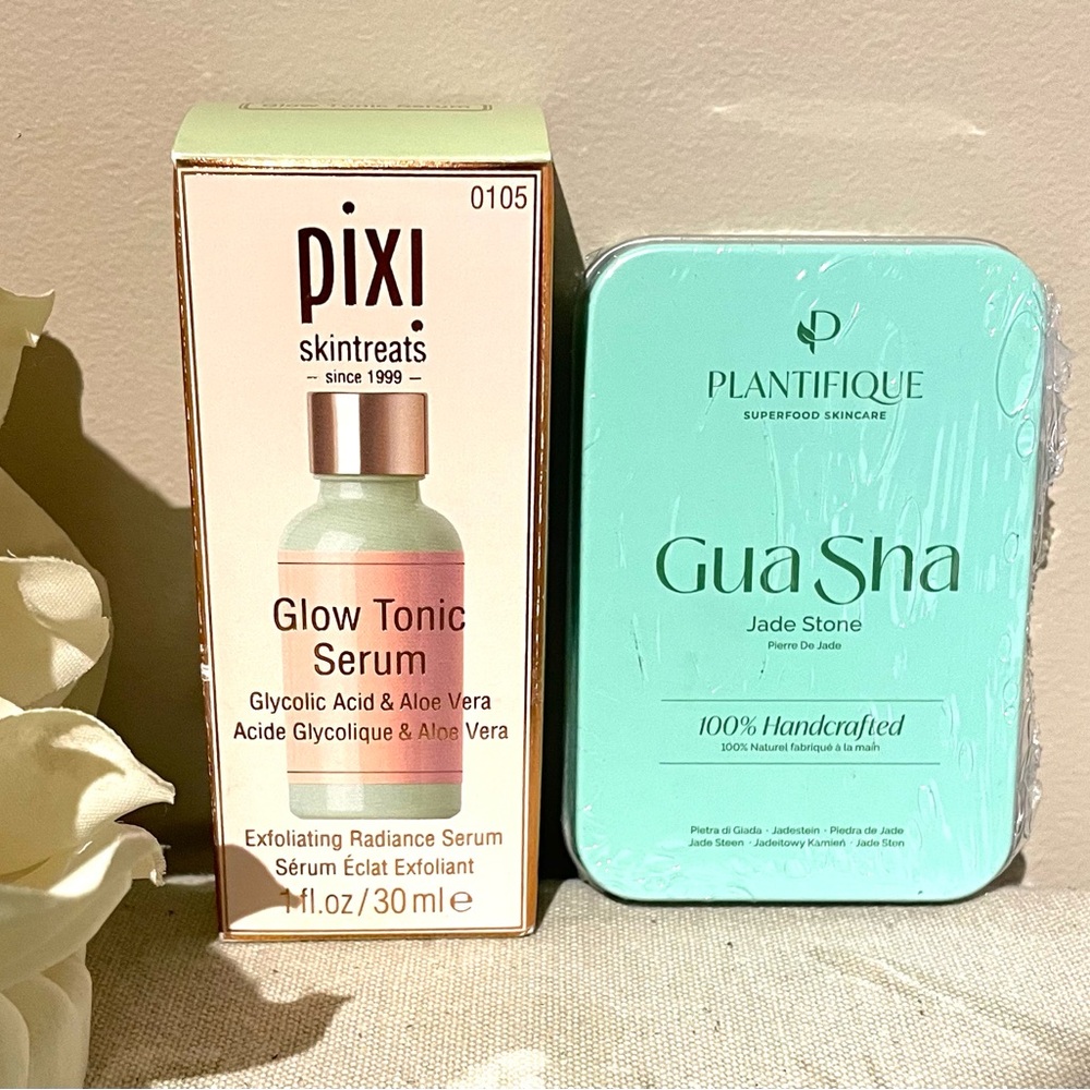 Exfoliating serum & Gua Sha Stone